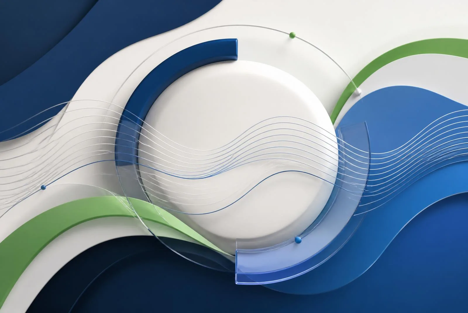 Abstract illustration representing acoustic-wave care